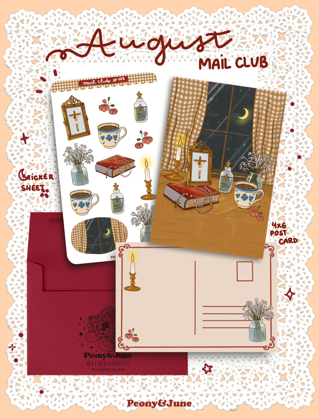 Catholic Mail Club - August: Prayer Room