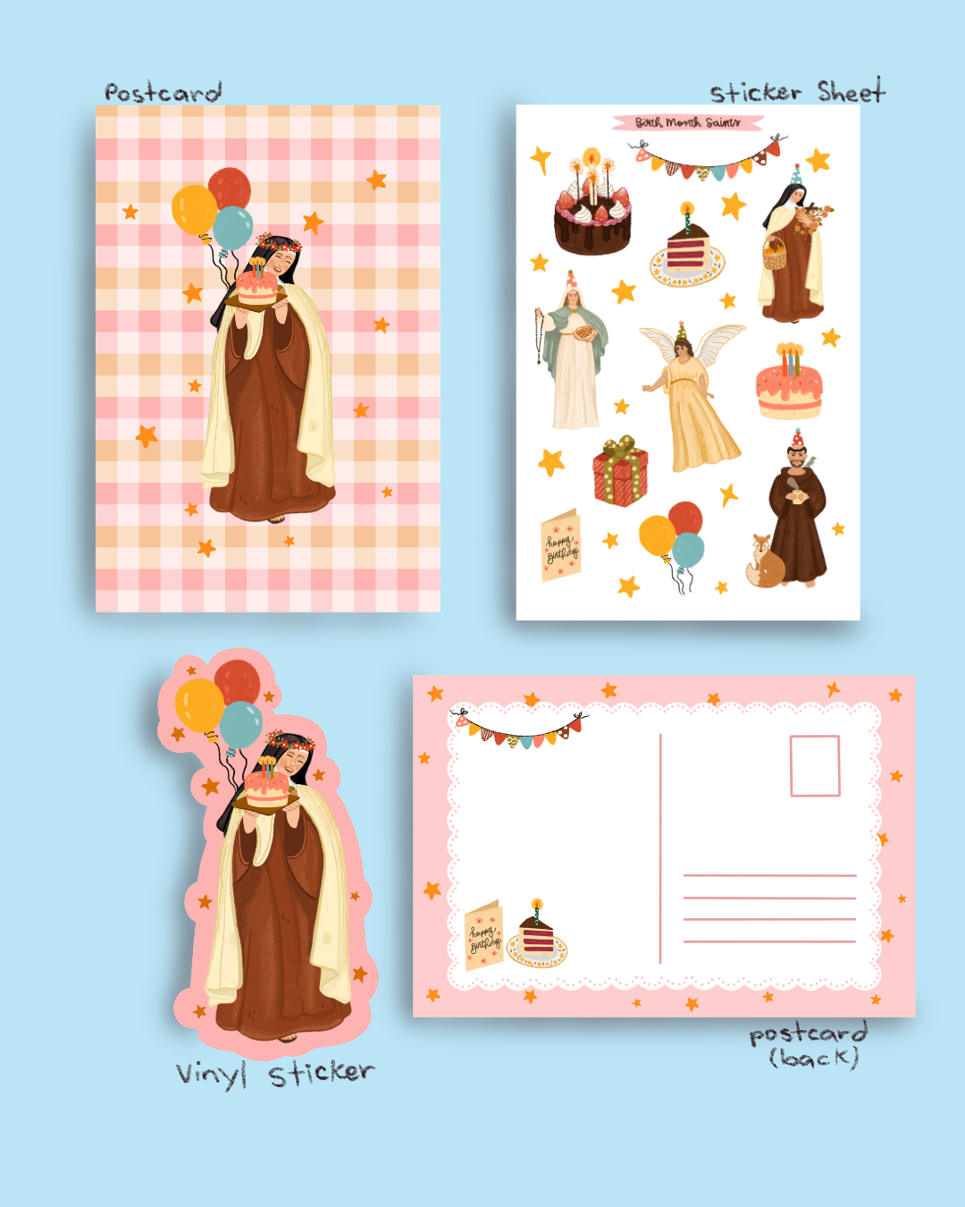 Catholic Mail Club October - Birth Month Saints