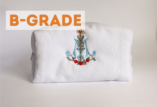 B GRADE Marian Embroidered Pouch