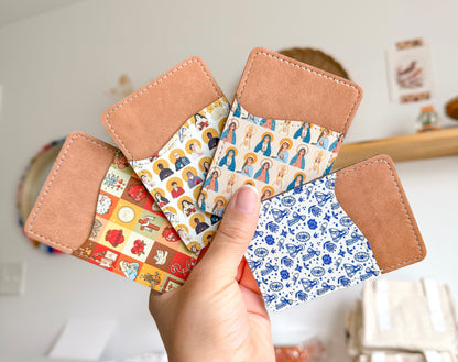 Catholic Patchwork Phone Wallet